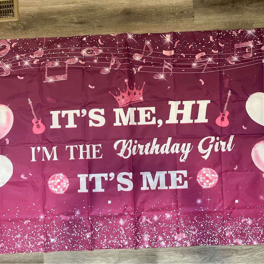 Taylor Swift Pink Birthday Supplies